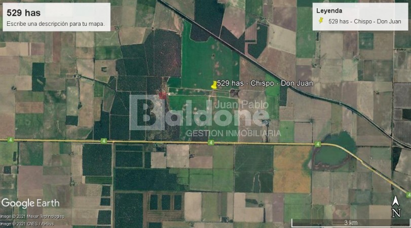VENTA CAMPO 330 HAS - ARATA - DPTO TRENEL - LA PAMPA