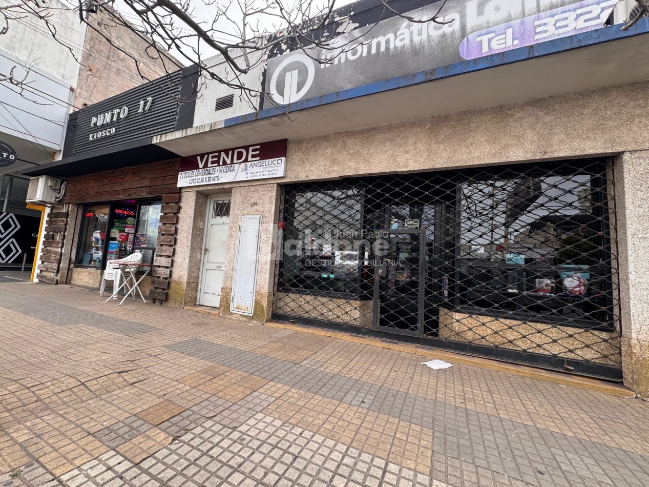 EN VENTA - OPORTUNIDAD MULTIRRENTA - 2 LOCALES + CASA CENTRICA - GRAL.PICO