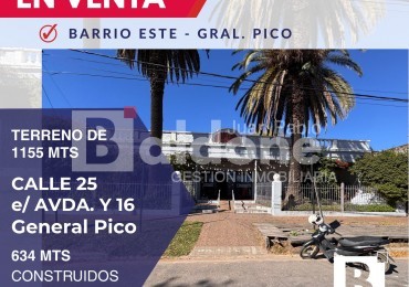 EN VENTA - SALON COMERCIAL - CALLE 25 e/ AVDA Y 16 - GRAL. PICO
